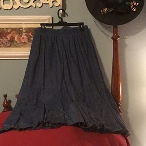 Denim Krazy Kat Skirt XL
